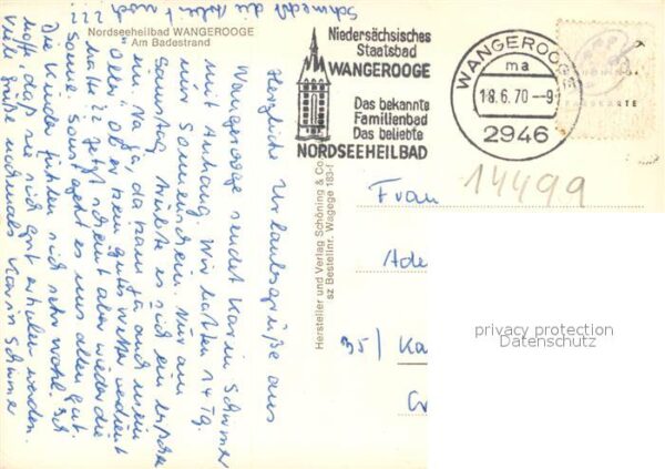Wangerooge Nordseebad Badestrand – Bild 2