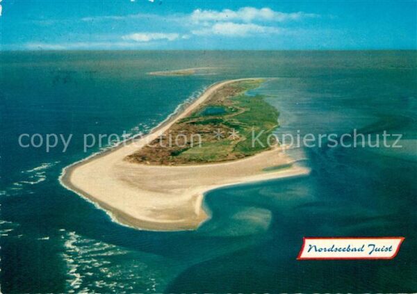 Juist Nordseebad Nordseeinsel Fliegeraufnahme
