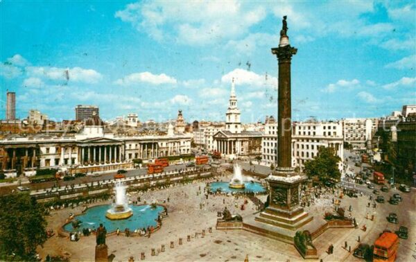 London Trafalgar Square and Nesons Column
