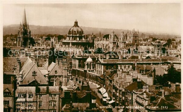 Oxford Oxfordshire Blick vom Magdalen Tower