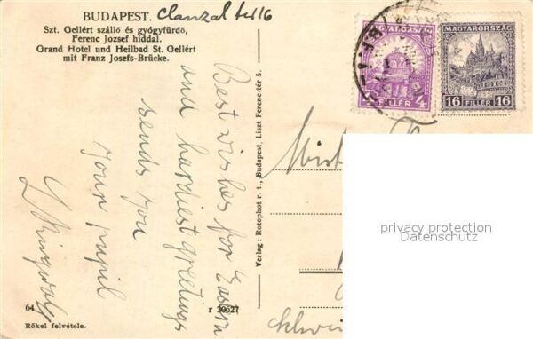 Budapest Grand-Hotel und Heilbad St. Gellert mit – Bild 2