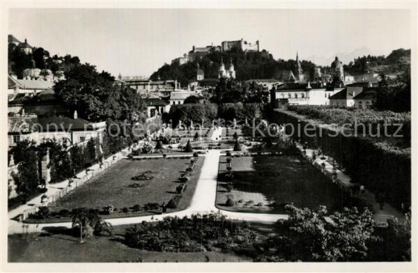 Salzburg Oesterreich Mirabellengarten