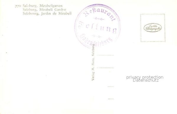 Salzburg Oesterreich Mirabellengarten – Bild 2