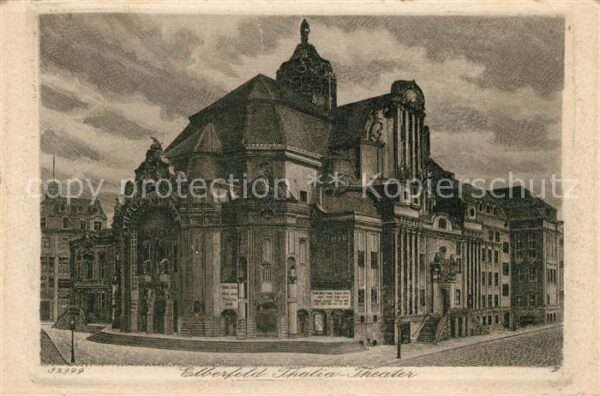 Elberfeld Wuppertal Thalia Theater Künstlerkarte