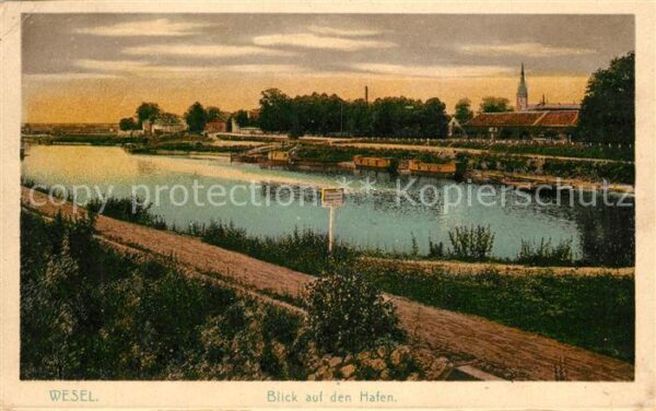 Wesel Rhein Hafen