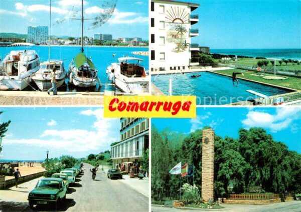 Comarruga Tarragona Pool Hafen Säule