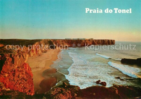 Sagres Algarve Praia do Tonel Steilküste