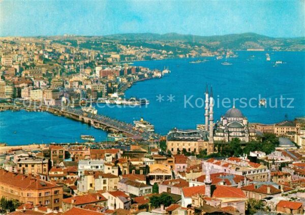Istanbul Constantinopel Fliegeraufnahme mit Golden Horn