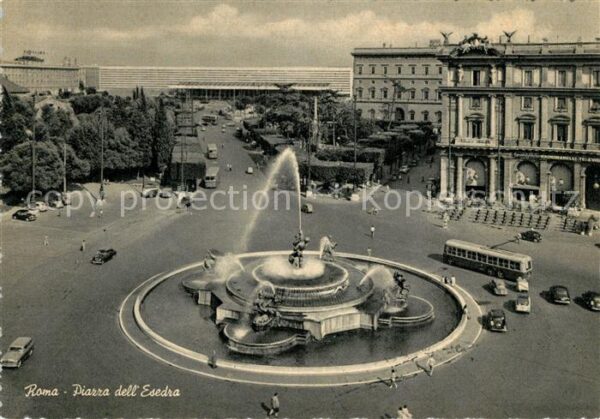 Roma Rom Piazza dell Esedra Brunnen