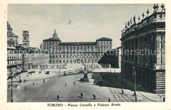 Torino Piazza Castello Palazzo Reale