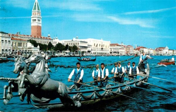 Venezia Venedig Regata Storica Bissona Cavalli