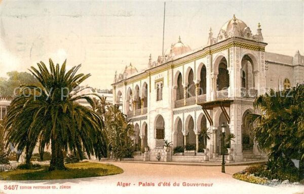 Alger Algerien Palsi d`ete du Gouverneur