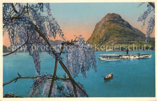 Lago di Lugano TI Monte San Salvatore