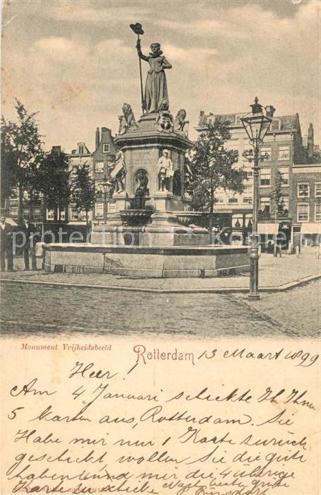 Rotterdam Monument Vrijheidsbeeld