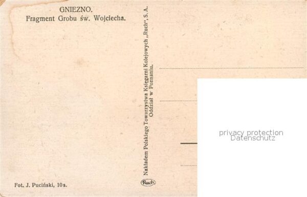 Gniezno Fragment Grobu sw Wojciecha – Bild 2