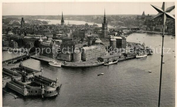 Stockholm Fliegeraufnahme