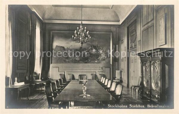 Stockholm Stadtshus Brävallasalen