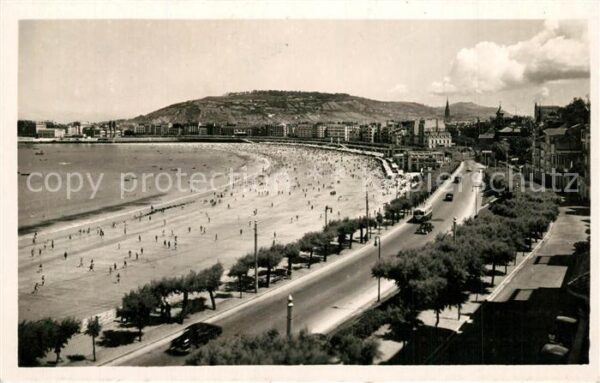 San Sebastian  Pais Vasco ES Panorama Strand