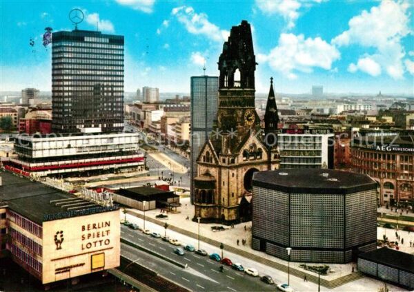 Berlin Europa Center mit Kaiser Wilhelm Gedäch