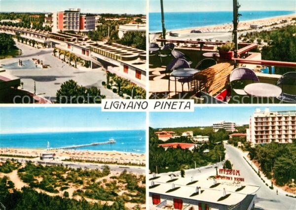 Lignano Pineta Promenade Strandpartien