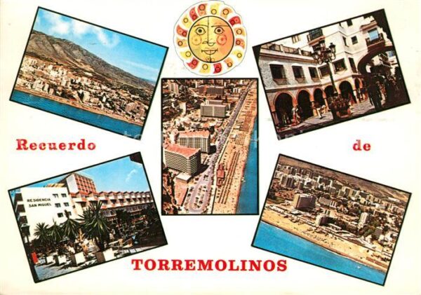 Torremolinos Strandpartien Fliegeraufnahme Arkaden H