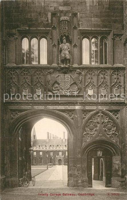 Cambridge Cambridgeshire Trinity College Gateway