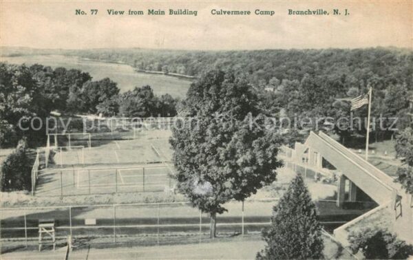 Branchville New Jersey View from Main Building Culvermore Camp