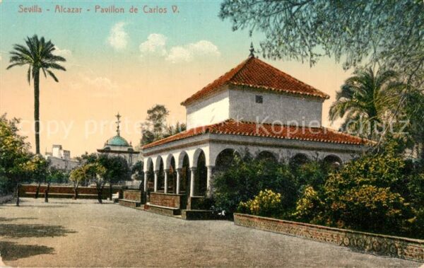 Sevilla Andalucia Alcazar Pavillon de Carlos V