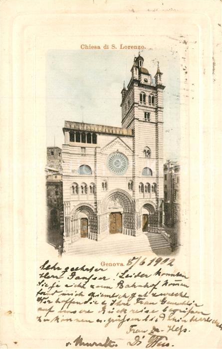 Genova Genua Liguria Chiesa di San Lorenzo
