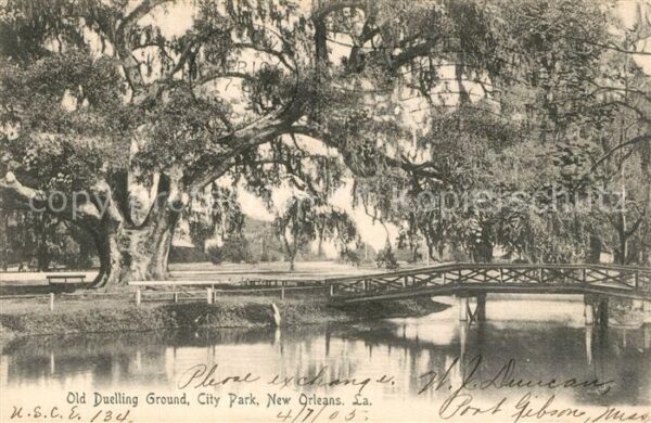 New Orleans Louisiana Old Duelling Ground City Park