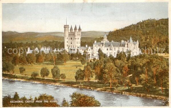 Balmoral Castle view from the River Valentines P