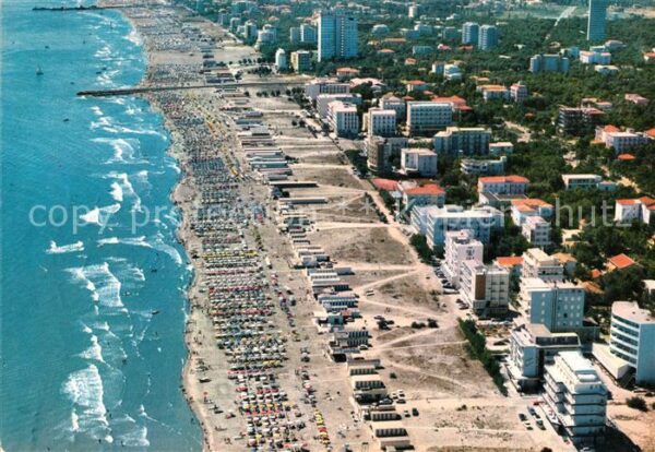 Milano Marittima Spiaggia Strand Fliegeraufnahme