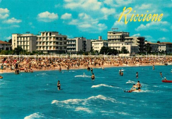 Riccione Alberghi el mare Spiaggia Strand Hotels