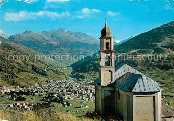 Bormio Panorama Kirche