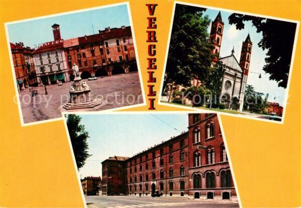 Vercelli Piazza Cavour Basilica di Sant Andrea C