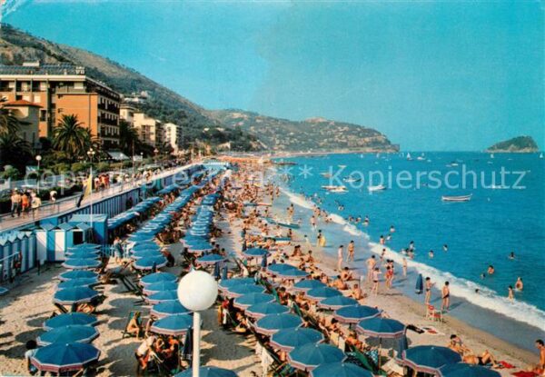Spotorno Savona Liguria Scorcio della spiaggia Strand Küste Ins
