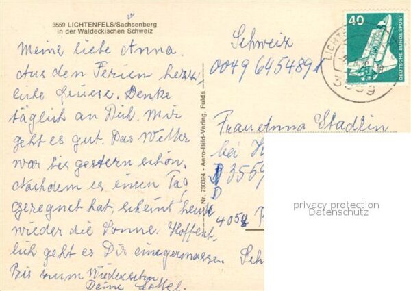 Lichtenfels Hessen Badesteg Schwanenteich Waldeckische Sch – Bild 2