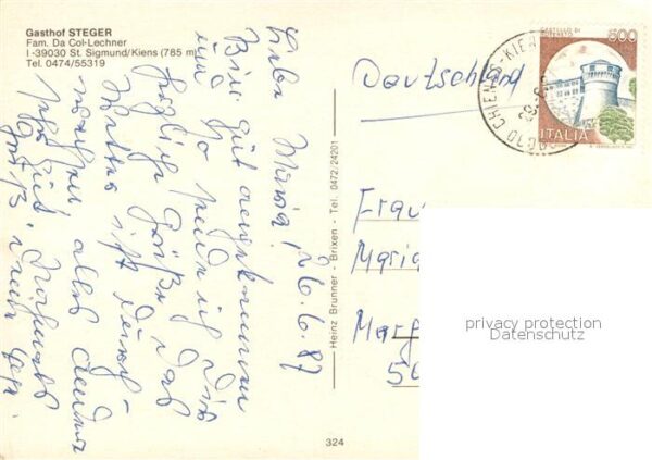 St Sigmund Pustertal Gasthof Steger Restaurant Landschaftspa – Bild 2