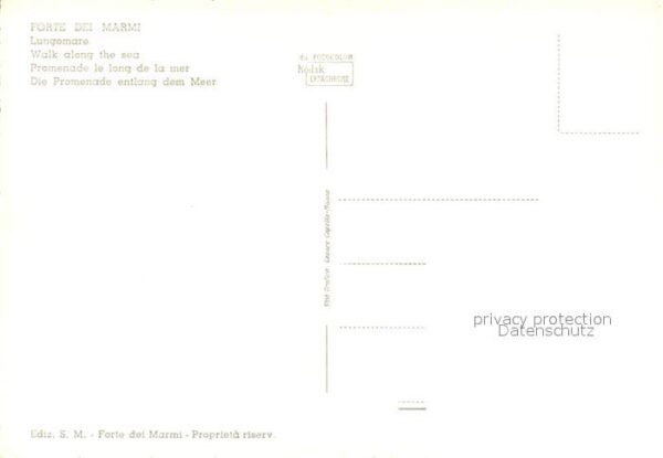 Forte dei Marmi Lungomare Promenade Strand – Bild 2