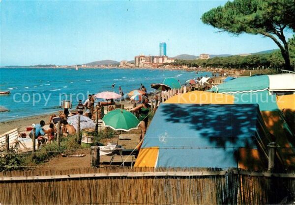 Follonica Campingplatz Strand