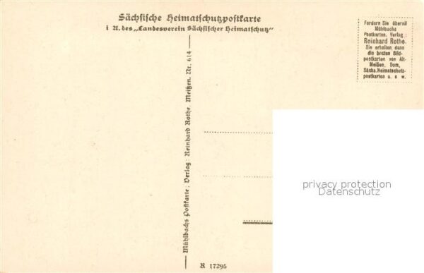 Alt Meissen Elbe Leinewebergasse Sächsische Heimatschutz – Bild 2