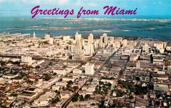 Miami Florida Aerial view