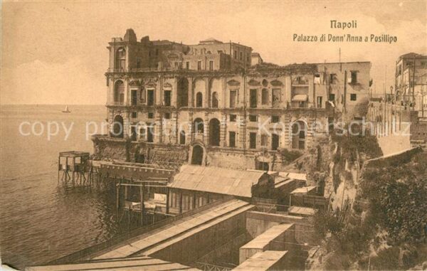 Napoli Neapel Palazzo di Donn Anna a Posillipo