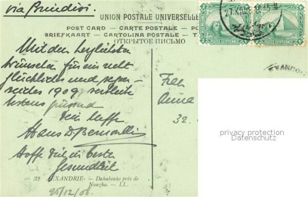 Alexandria Alexandrie Aegypten Dahabeahs near Nouzha – Bild 2