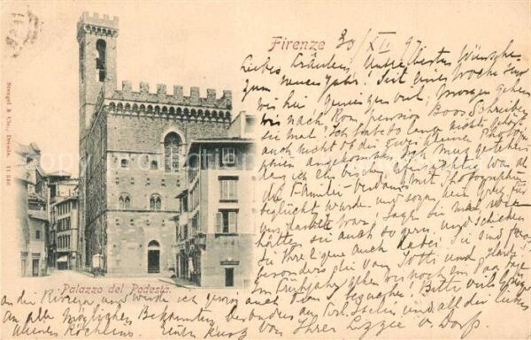 Firenze Florenz Palazzo del Podesta