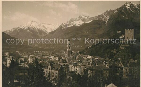 Merano Meran Panorama Texelgruppe