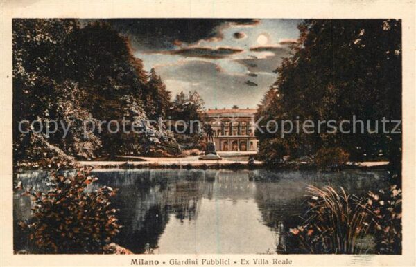 Milano Giardini Pubblici Ex Villa Reale Künstl