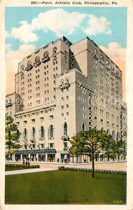 Philadelphia Pennsylvania Athletic Club Illustration