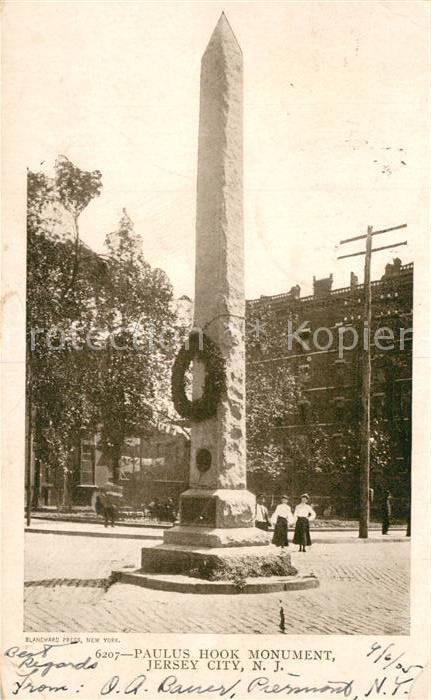 Jersey City Paulus Hook Monument