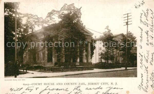 Jersey City Court House and County Jail